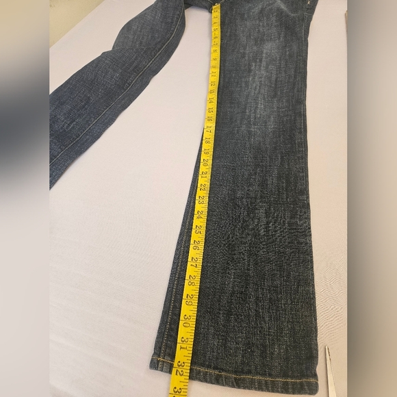 Vintage Armani Exchange-Women's Denim Straight Leg Classic Blue 4 - Picture 5 of 10